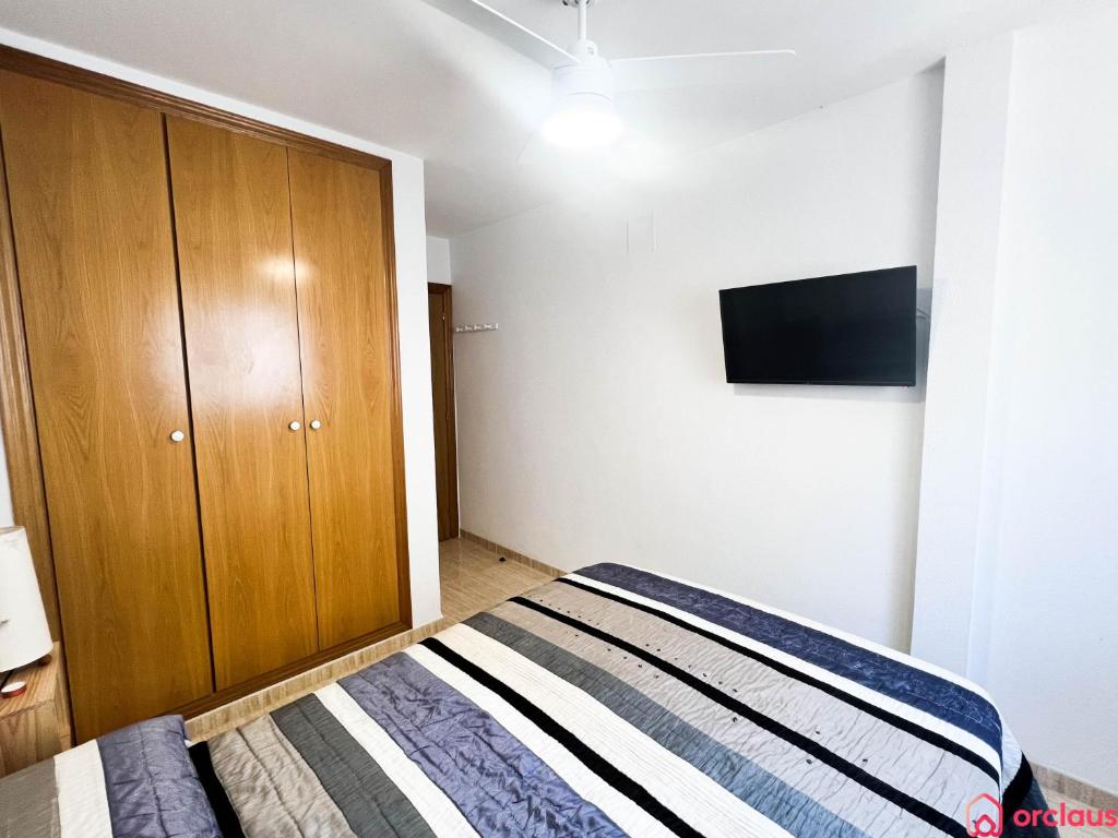 TV a/nebo společenská místnost v ubytování Céntrico y renovado