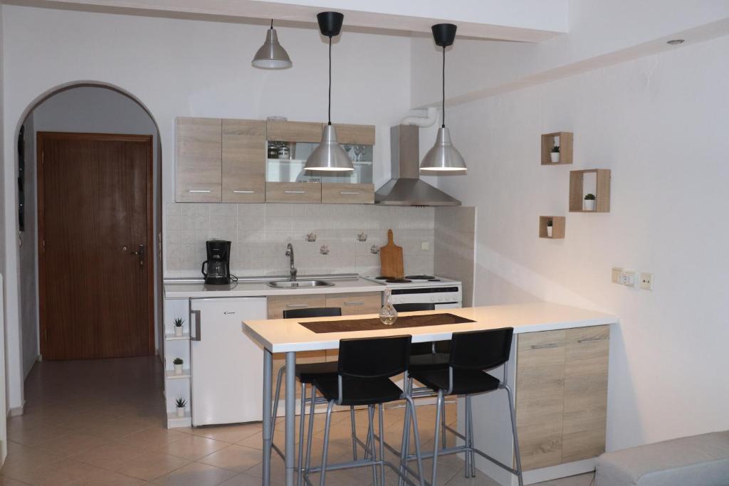 Kuchyň nebo kuchyňský kout v ubytování Baou House