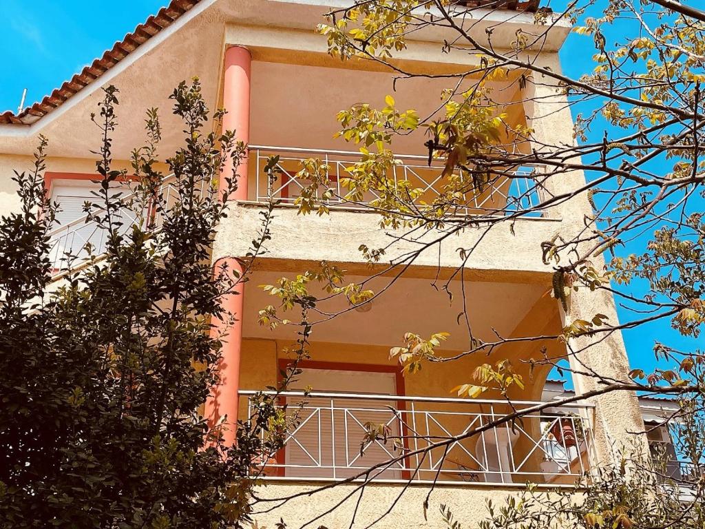 Balkon lub taras w obiekcie Pavlina