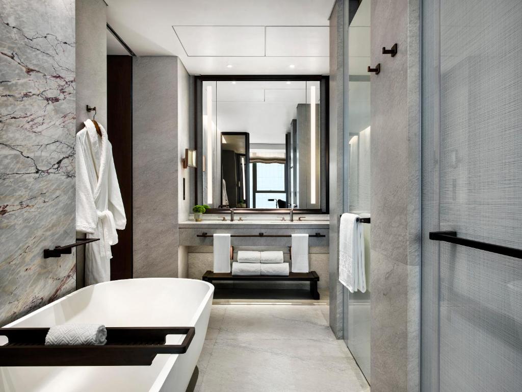 Koupelna v ubytování The St. Regis Hong Kong