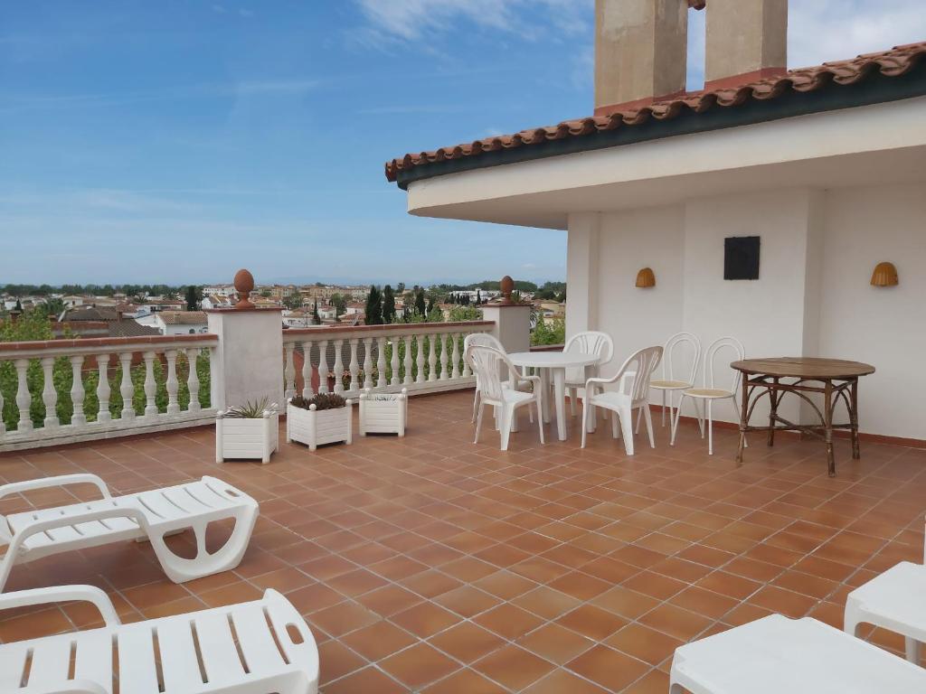 Balkón nebo terasa v ubytování APARTAMENT AMB GRAN TERRASSA