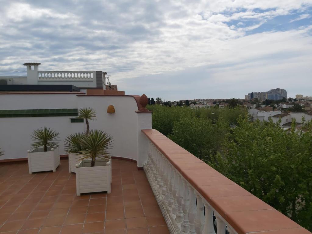 Balkón nebo terasa v ubytování APARTAMENT AMB GRAN TERRASSA