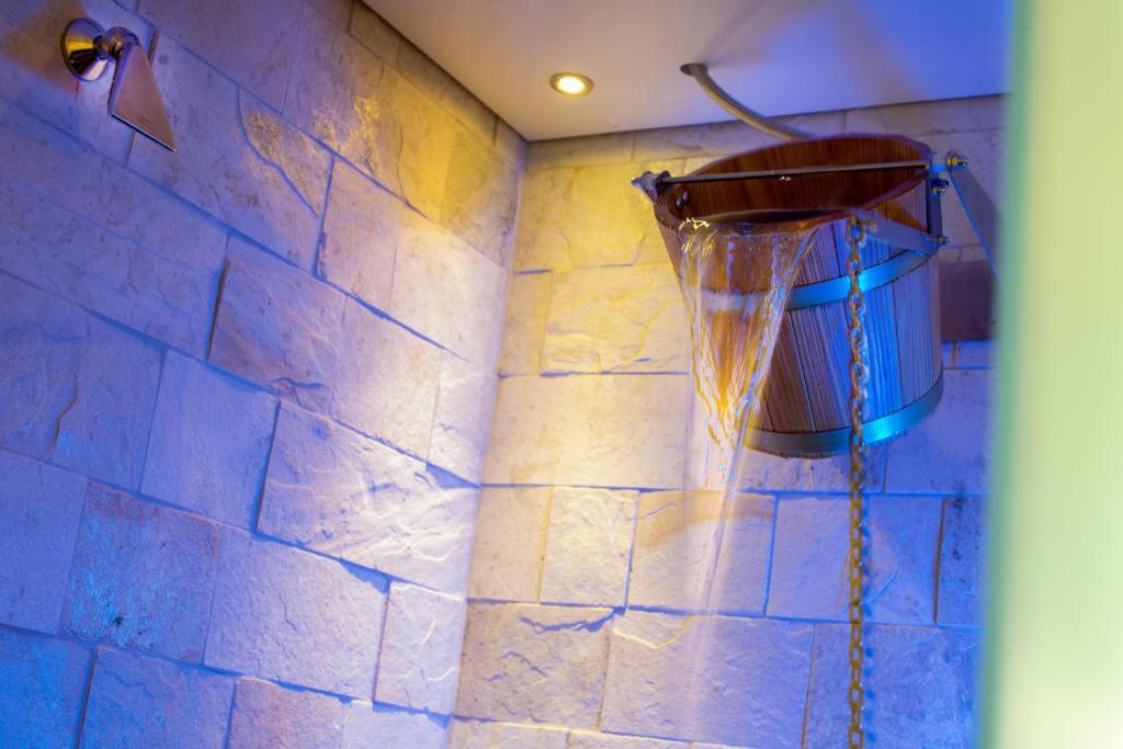 Koupelna v ubytování Wellness- und Schneesporthotel Christiania