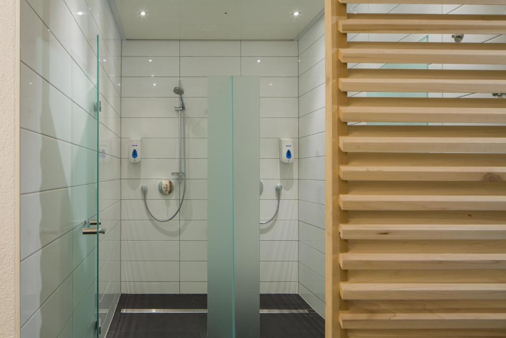 Koupelna v ubytování Wellness- und Schneesporthotel Christiania