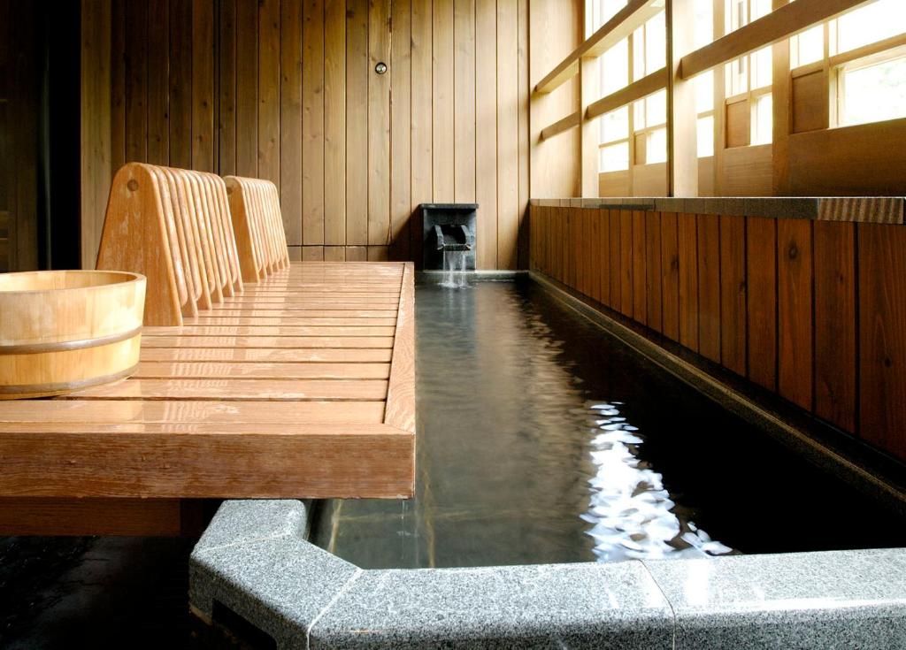 Posezení v ubytování Ryokan Sumiya Kihoan