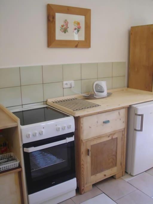 Kuchyň nebo kuchyňský kout v ubytování Bohemia Retreat