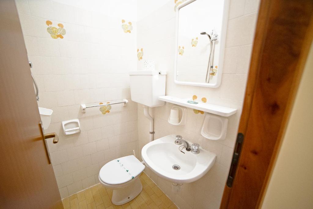 Koupelna v ubytování Hotel Ischia