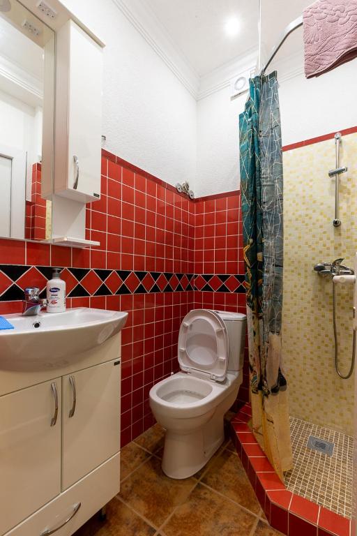 Koupelna v ubytování DreamSea Apartment