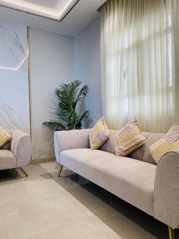 Posezení v ubytování Husin Al Khaleej Hotel Apartment