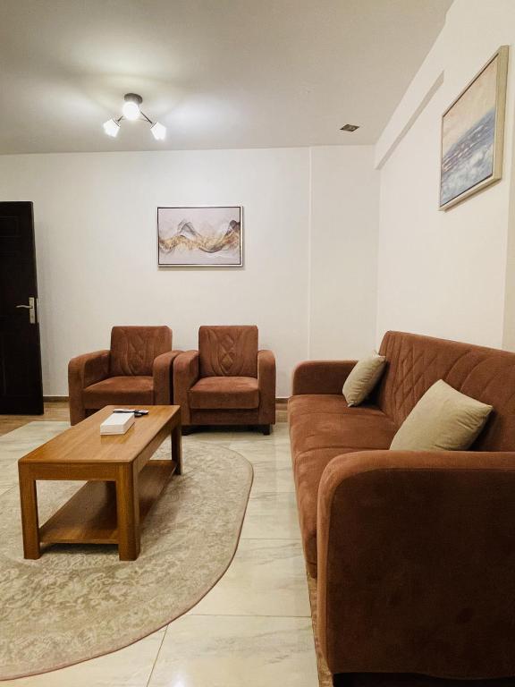 Posezení v ubytování Husin Al Khaleej Hotel Apartment