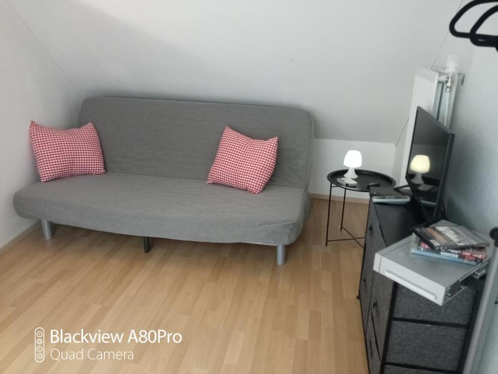 Posezení v ubytování Um Burebierg apartment 35m2