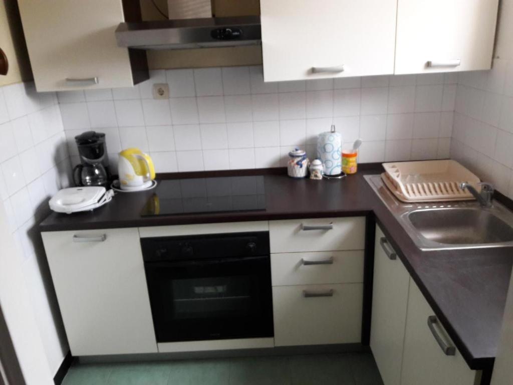 Kuchyňa alebo kuchynka v ubytovaní Apartments Amalia