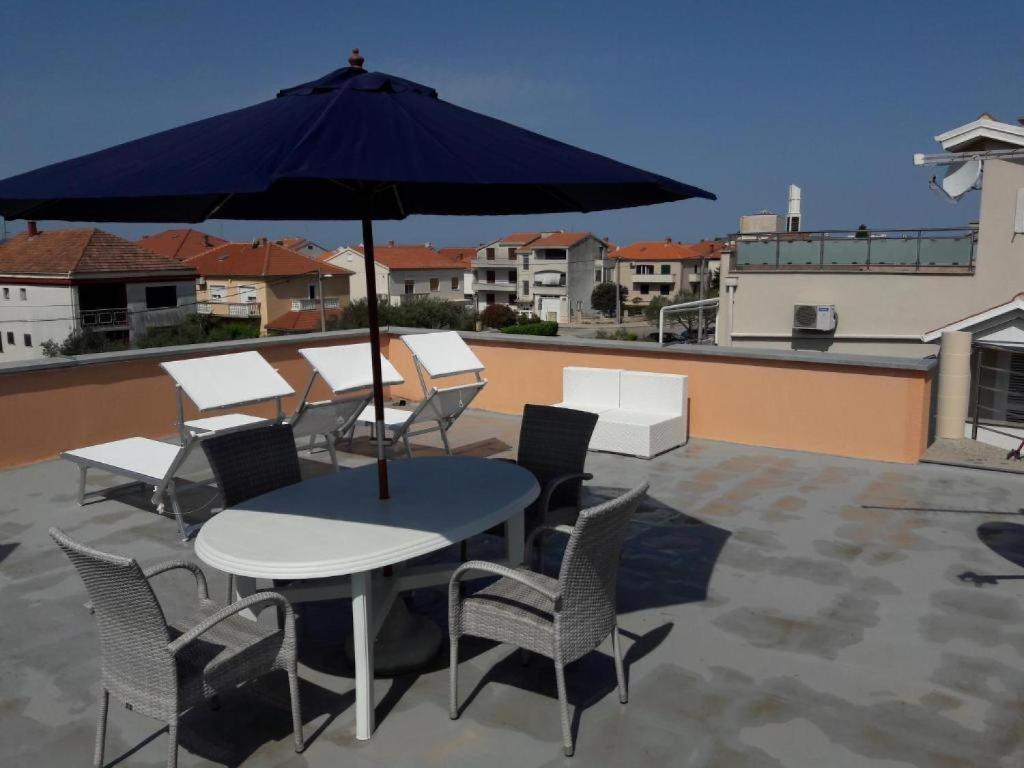 Balkón alebo terasa v ubytovaní Apartments Amalia