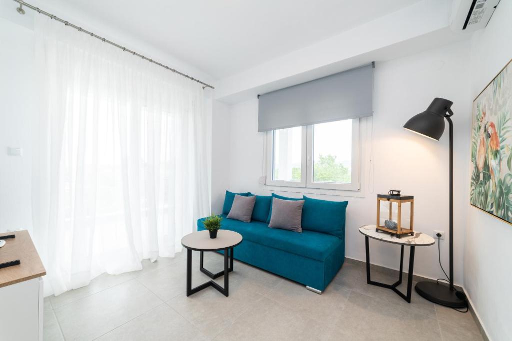 Posezení v ubytování Nefeli & Nefeli Luxury Residential Complexes