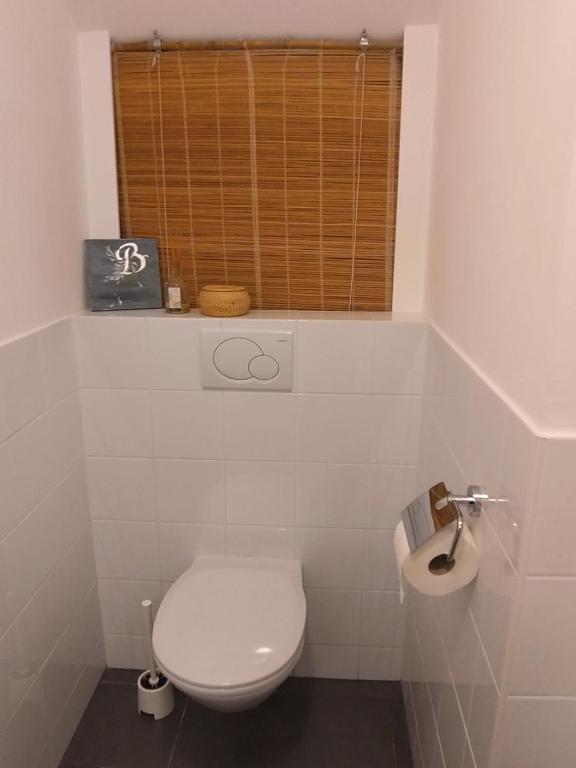 Koupelna v ubytování B&B Rosenrot