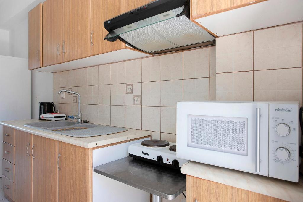 Kuchyňa alebo kuchynka v ubytovaní Yiannis Superior Apartment 8