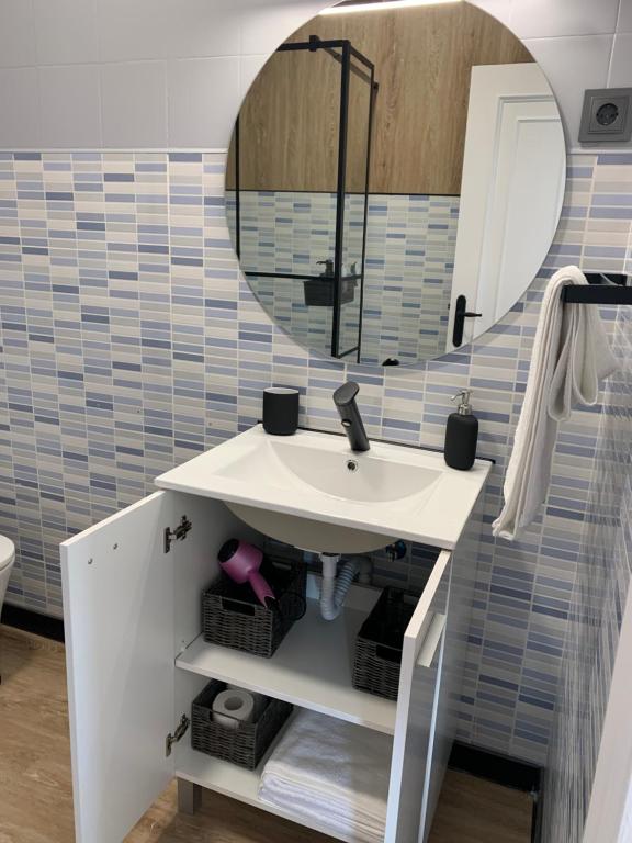 Koupelna v ubytování NOARU Apartamentos