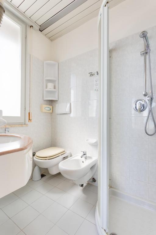 Koupelna v ubytování Hotel Caesar