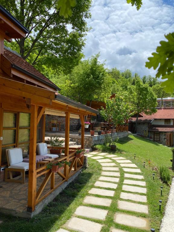 Zahrada ubytování Paradise Nest