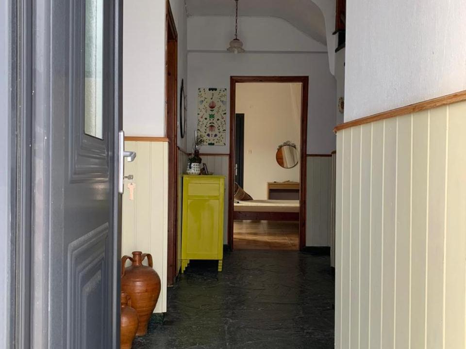 Postel nebo postele na pokoji v ubytování Kastro Studios