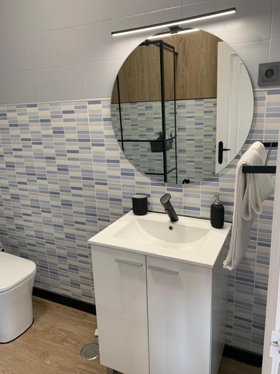 Koupelna v ubytování NOARU Apartamentos