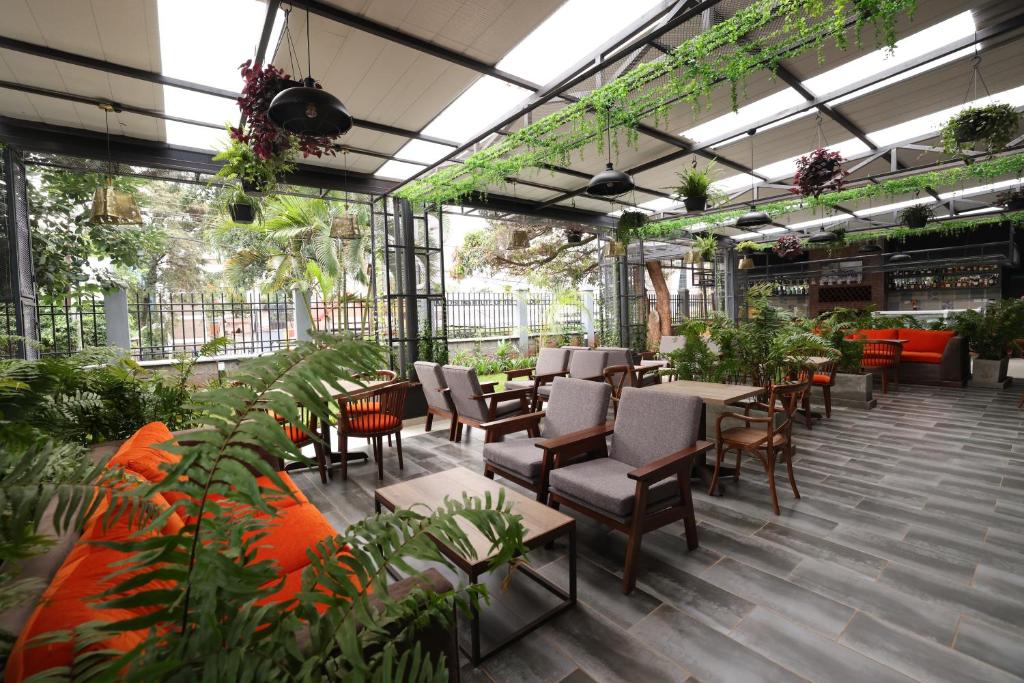 Posezení v ubytování PrideInn Westlands Luxury Boutique Hotel