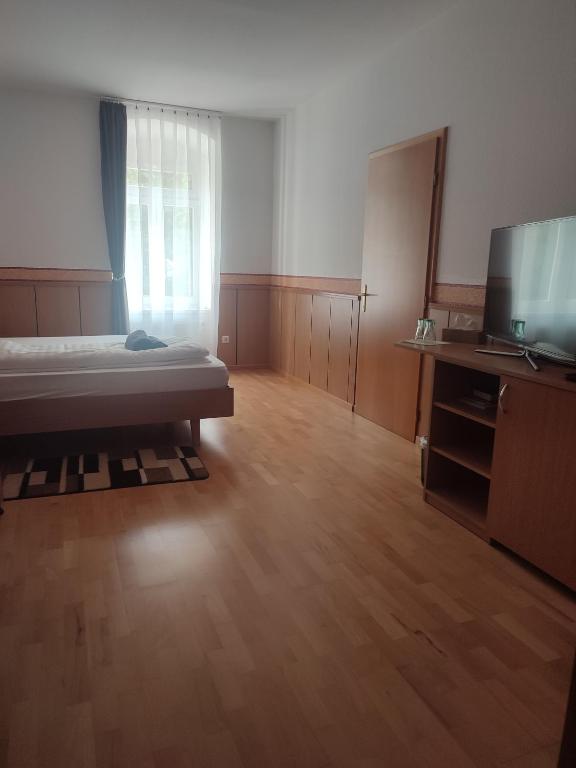 TV a/nebo společenská místnost v ubytování Park Hotel