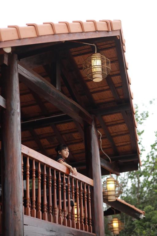 Balkón nebo terasa v ubytování Sapung homestay Bảo Lộc