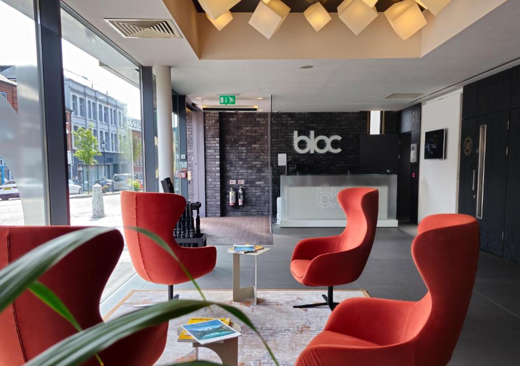 Posezení v ubytování Bloc Hotel Birmingham
