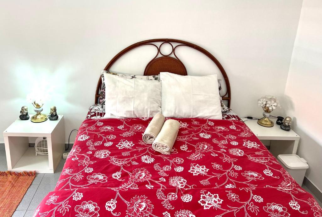 Postel nebo postele na pokoji v ubytování Charming House 2
