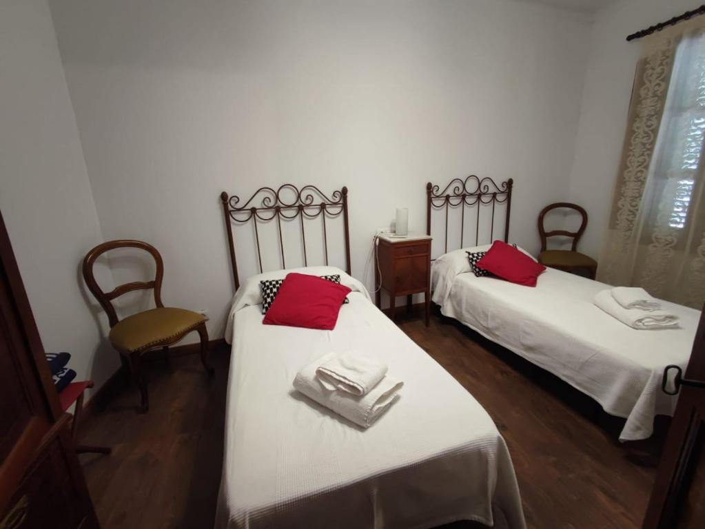 Postel nebo postele na pokoji v ubytování Son Massanet con Piscina y Fantásticas Vistas