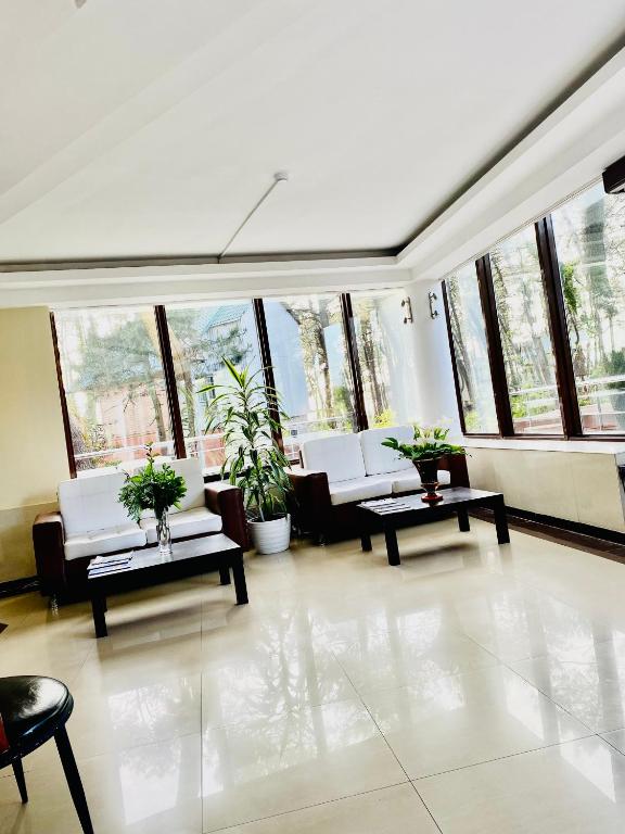Posezení v ubytování Villa ReTa Hotel & SPA