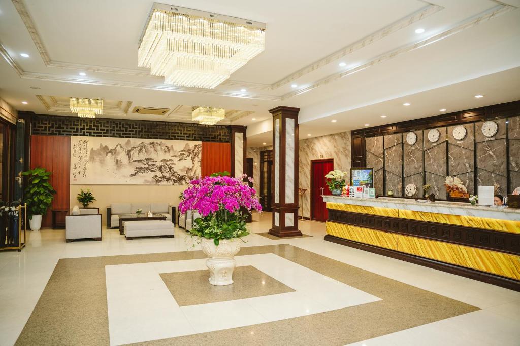 Posezení v ubytování 东都明月酒店Dong Do Minh Nguyet