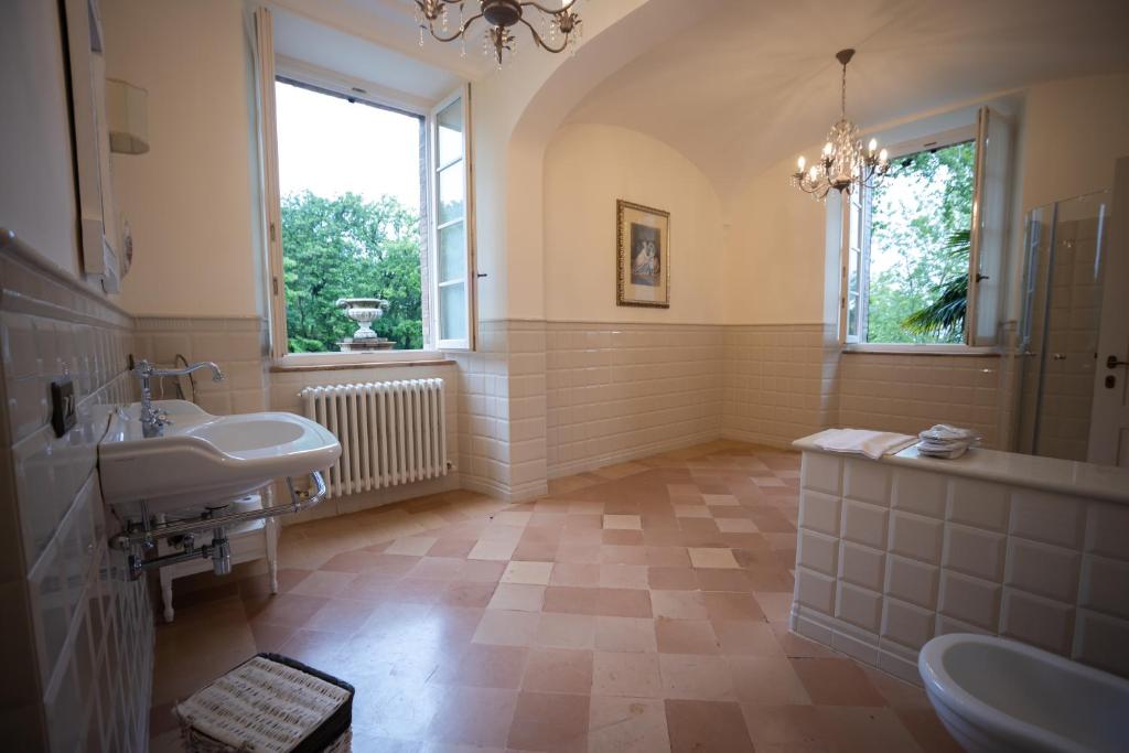 Koupelna v ubytování Villa Nena
