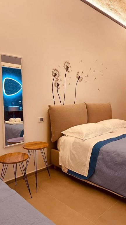 Postel nebo postele na pokoji v ubytování Muricis