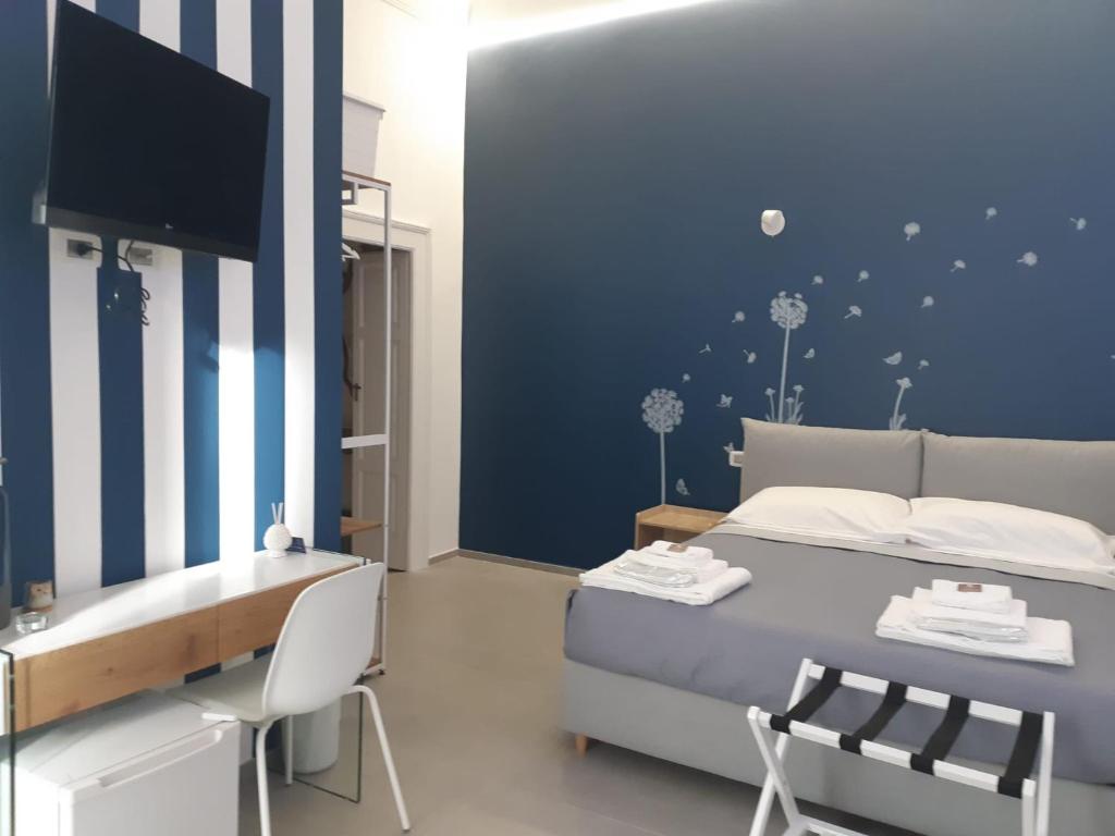 Postel nebo postele na pokoji v ubytování Muricis