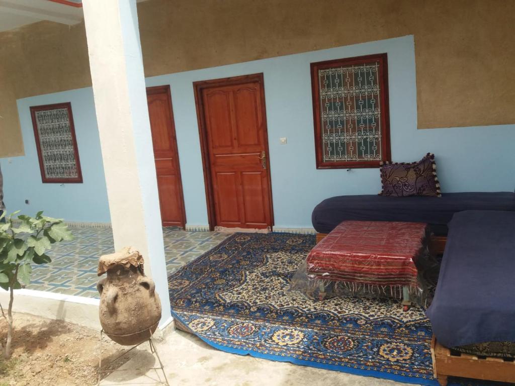 Posezení v ubytování gîte d'étape ziz oasis