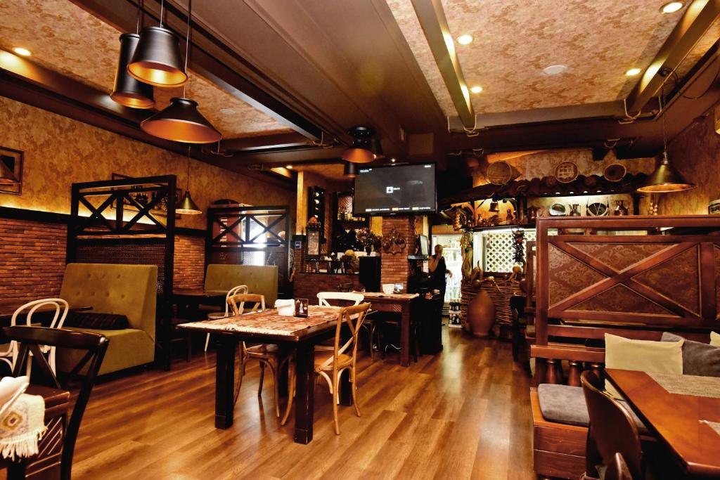 Posezení v ubytování Antika Hotel