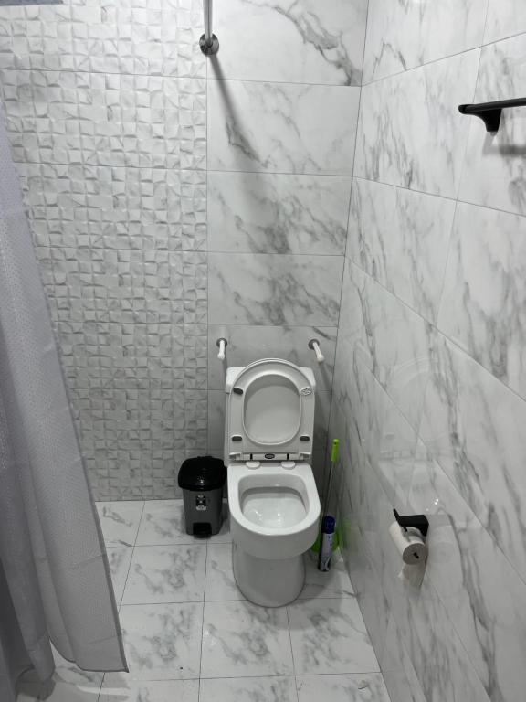 Koupelna v ubytování Guest House SAMAN