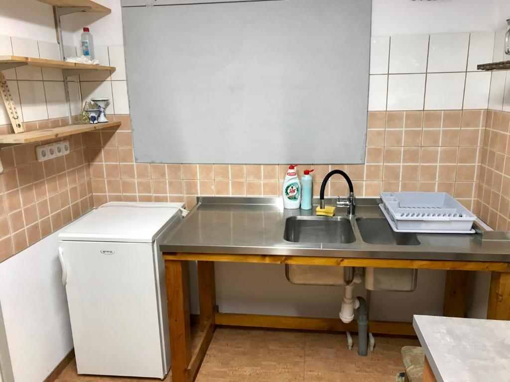 Kuchyň nebo kuchyňský kout v ubytování Bendovský dvůr