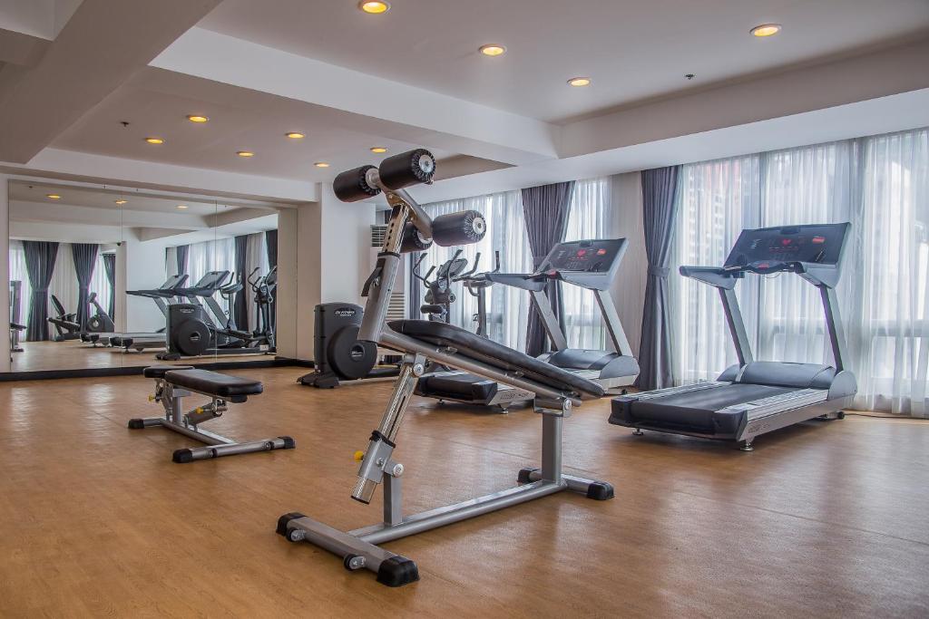 Fitness centrum a/nebo fitness zařízení v ubytování Y2 Residence Hotel Managed by HII
