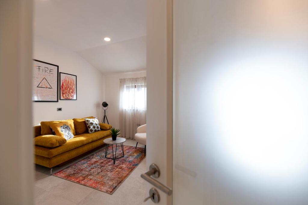 Posezení v ubytování 4 ELEMENTS - Luxury Family Apartments