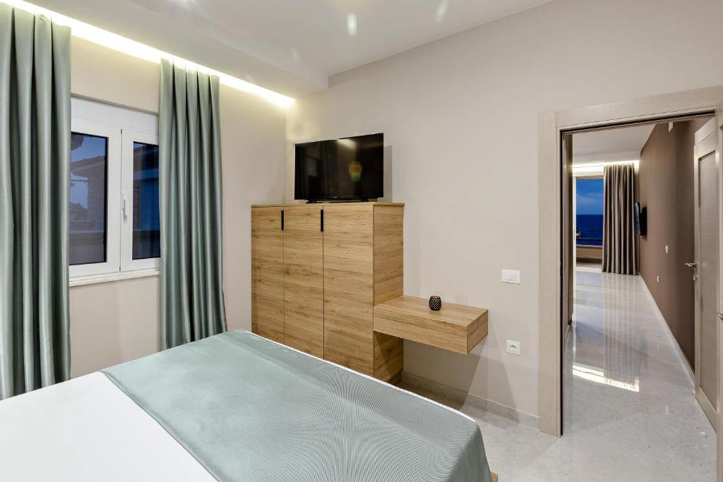 Postel nebo postele na pokoji v ubytování Apartments Piano