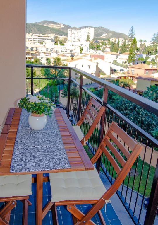 Balkon lub taras w obiekcie Mar del Sur Bonito
