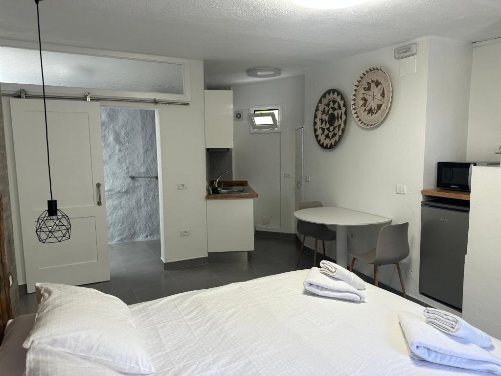 Postel nebo postele na pokoji v ubytování Apartamentos Finca Wapa