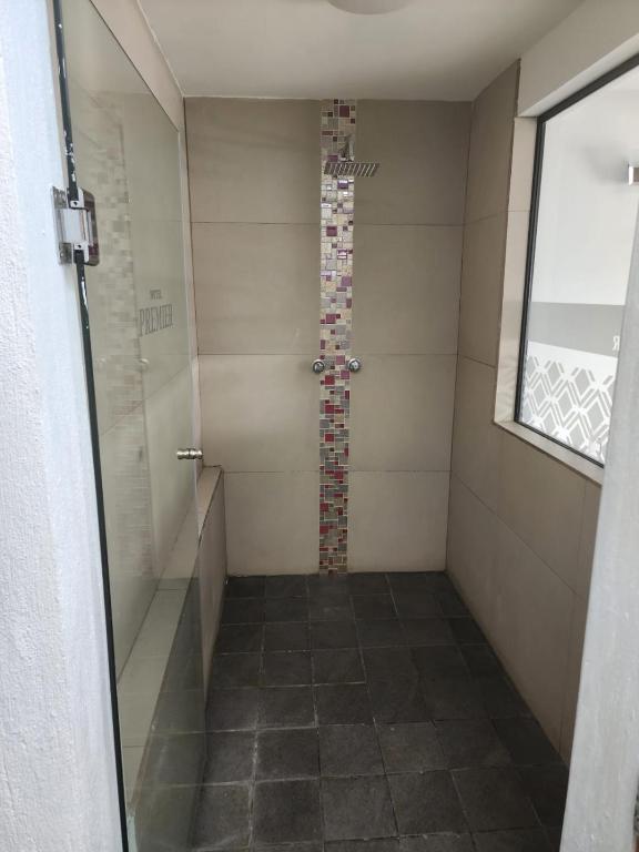 Koupelna v ubytování MOTEL PREMIER