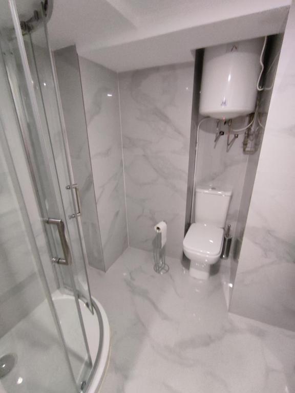 Koupelna v ubytování Gure Torrontero, aparcamiento gratuito cercano