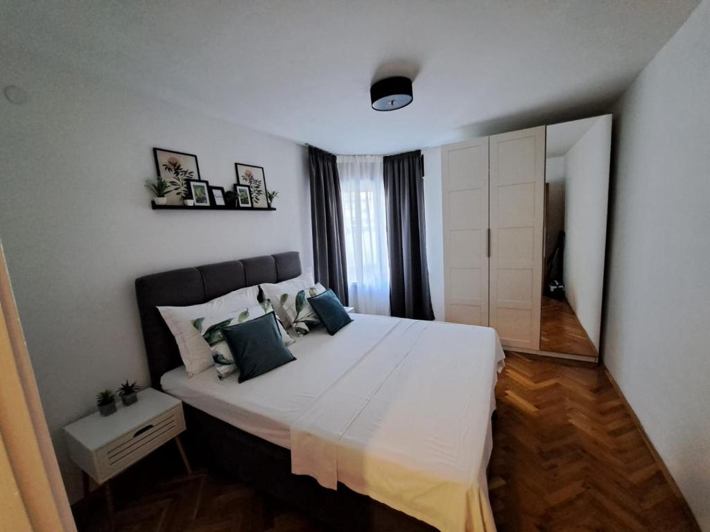 Posteľ alebo postele v izbe v ubytovaní Ocean apartman