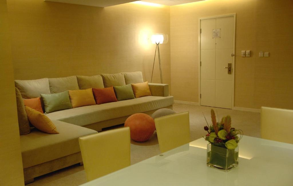 Istumisnurk majutusasutuses Cosmo Hotel Hong Kong