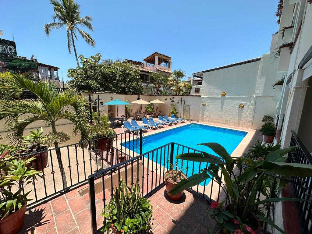 Bazén v ubytování Vallarta Sun Suites nebo v jeho okolí